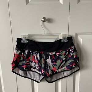 Lululemon speed shorts
